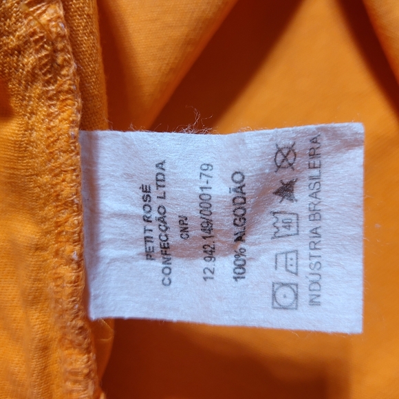 Petit Rose Orange Denim Skirt Women's (EU42 / US Small) - Picture 5 of 8